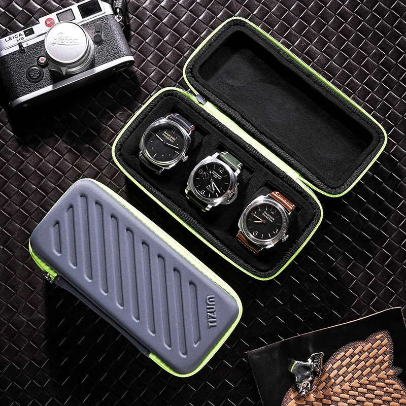 Luxury Watch Travel Case - الفاخرة السياحية الساعات 3 فتحات ساعة