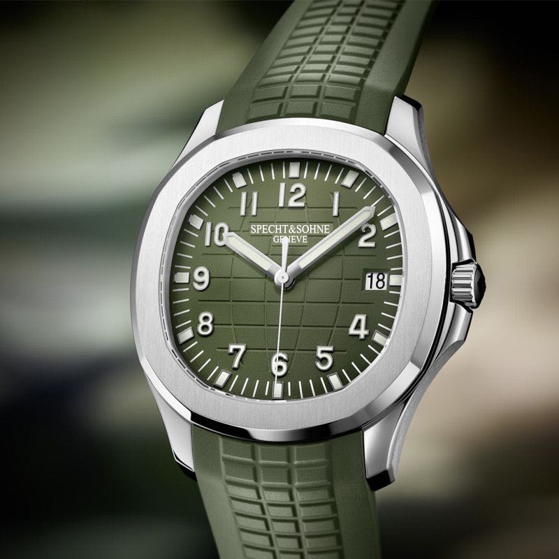 Luxury Watch Rubber Strap - 2025 جديد ساعات رجالية ساعة ميكانيكية