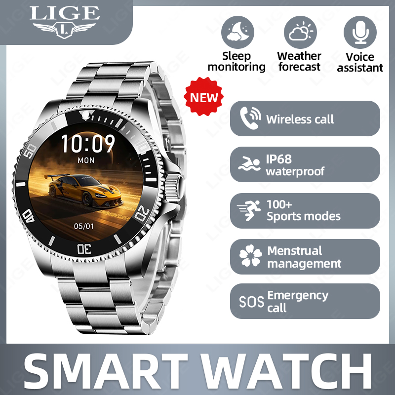 Luxury Watch Hd - ساعة ذكية رجالية فاخرة من LIGE