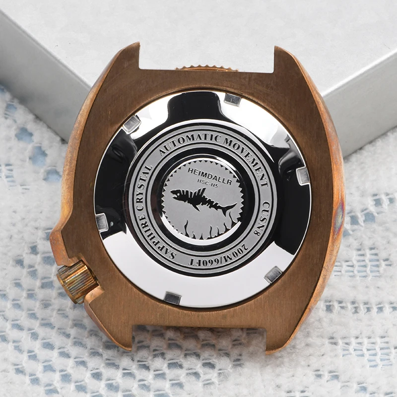 Bronze Case Watch - هيمايدالر CUSN8 ساعة تيرتل برونزية 6105،