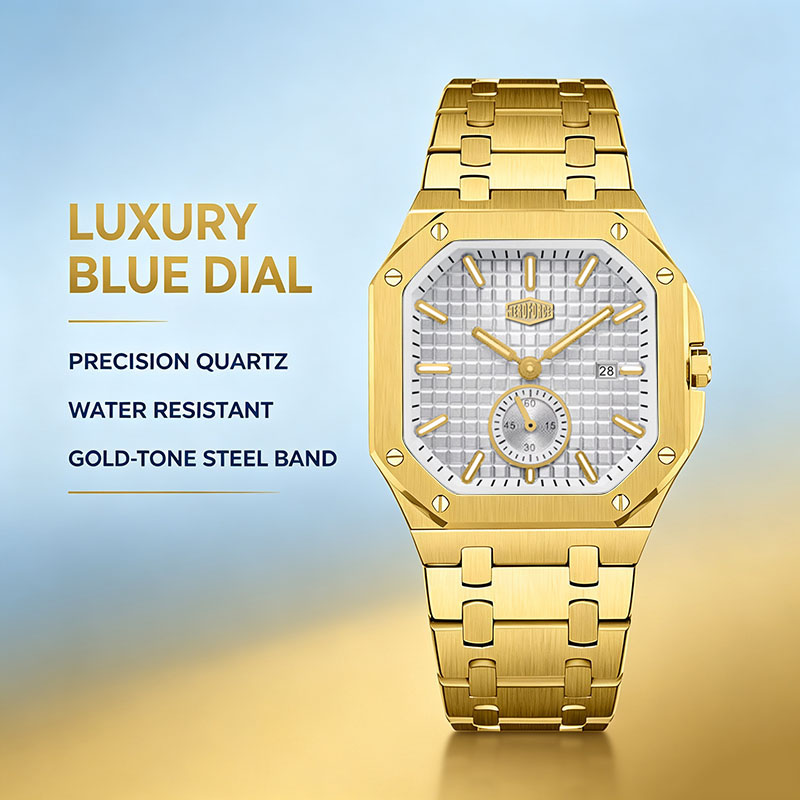 Luxury Watch Top 10 - ساعة رجالية فاخرة من هيروفورس، مربعة