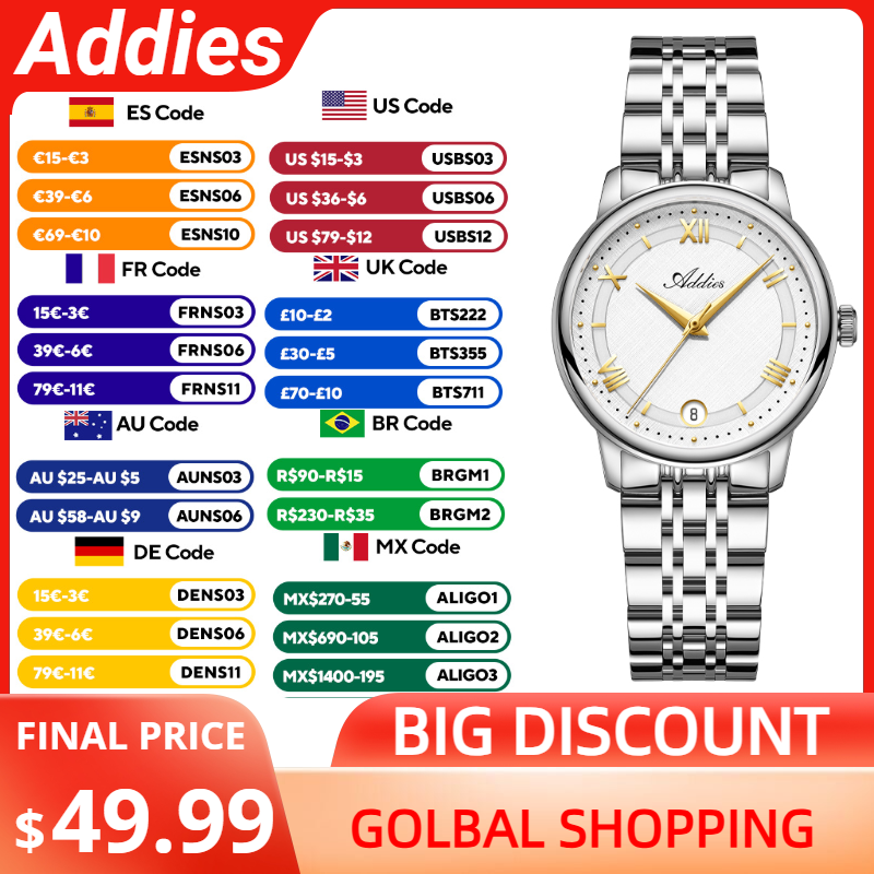 Luxury Watch Quartz - ساعات أديس الفاخرة الجديدة للنساء 31