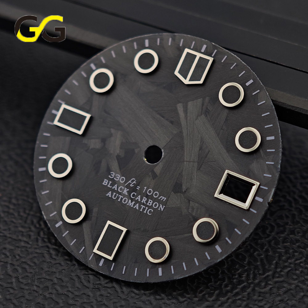 Bronze Case Watch - قرص ساعة من ألياف الكربون مقاس