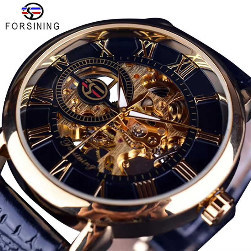 Luxury Watch Brands Logo - ساعات فورسينينج الميكانيكية الفاخرة للرجال بتصميم