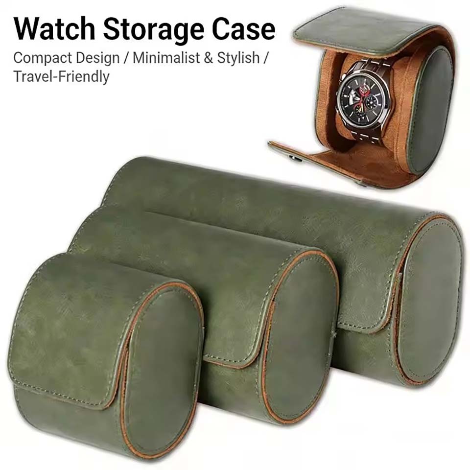 Luxury Watch Travel Case - حافظة ساعات للسفر بفتحة واحدة/اثنتين/ثلاث فتحات،