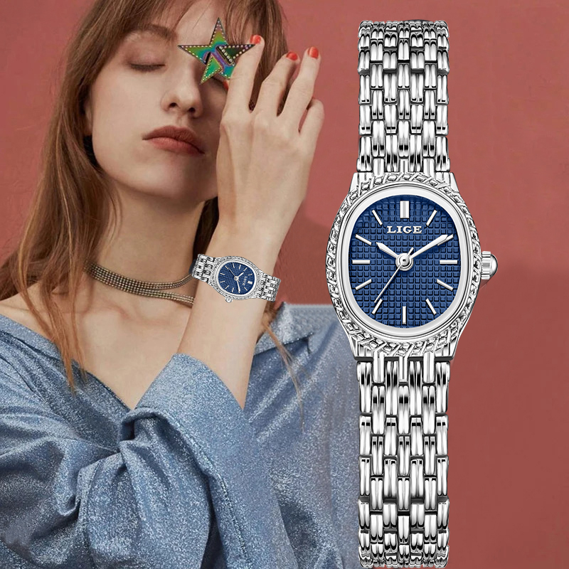 Luxury Watch Quartz - ساعة كوارتز نسائية فاخرة على الموضة