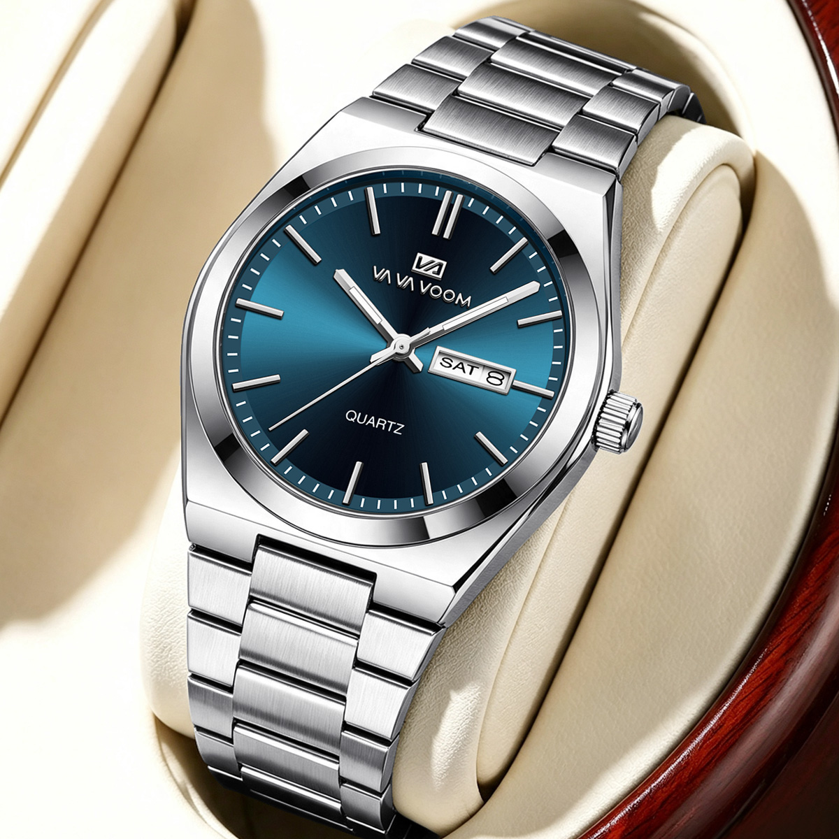 Luxury Watch Organizer For Men - ساعة فاخرة للرجال مقاومة للماء حتى