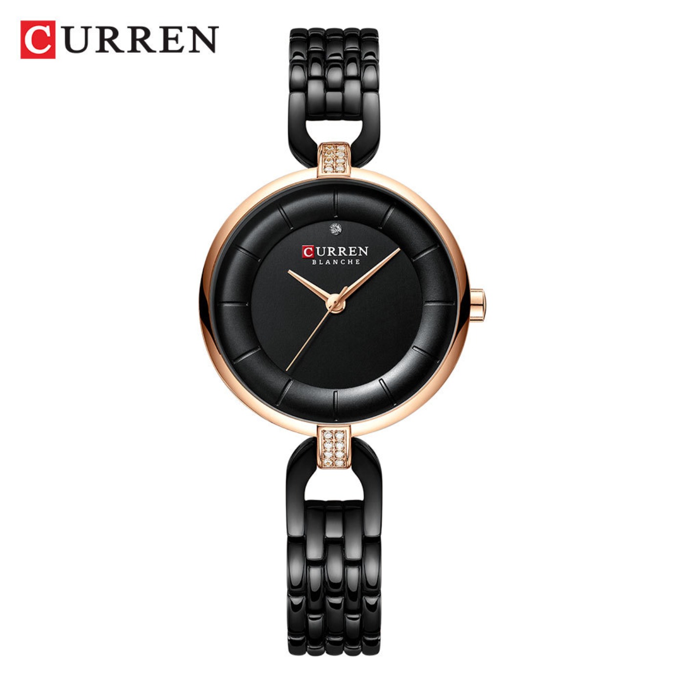 Luxury Watch Quartz - ساعة نسائية من CURREN، ساعة يد