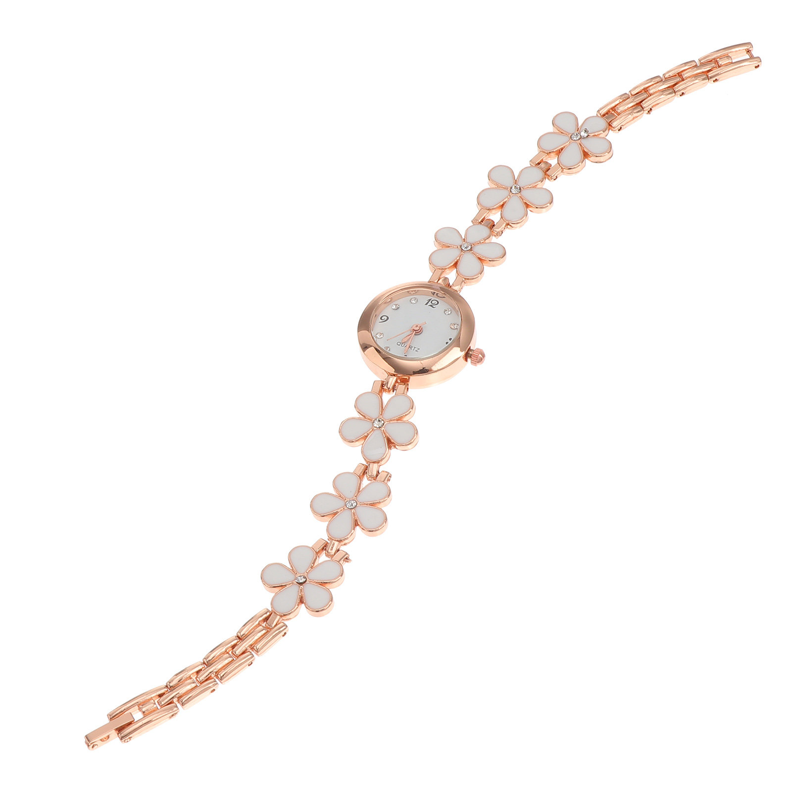Luxury Watch Quartz - ساعة يد أنيقة من الكوارتز الكريستالي