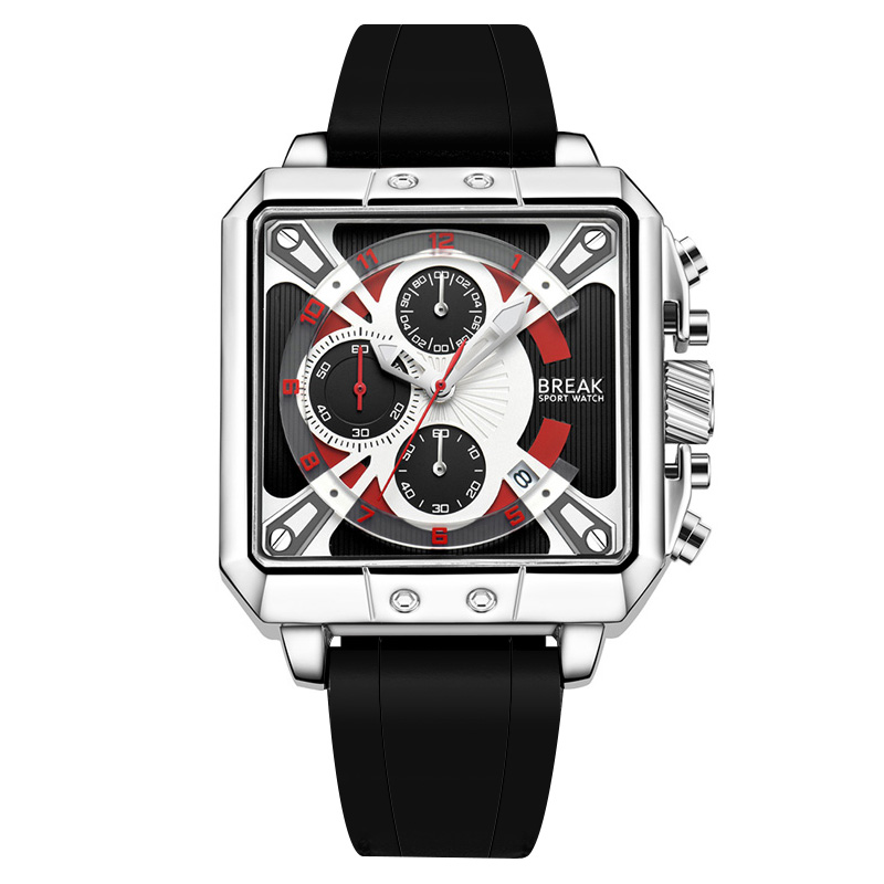 Luxury Watch Rubber Strap - جديد فاخر العلامة التجارية الأعلى ساعة