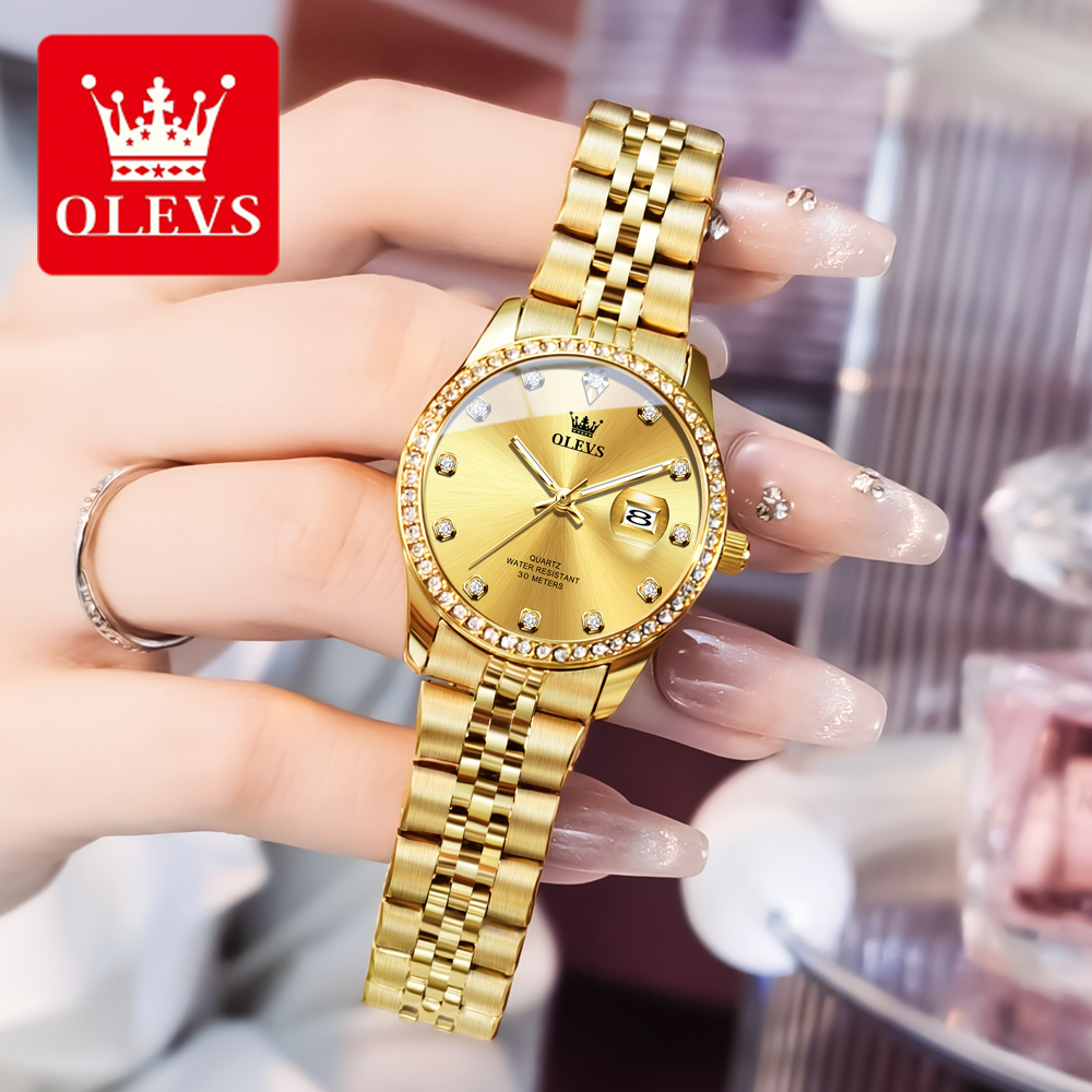 Luxury Watch Top 10 - OLEVS ساعة أنيقة فاخرة للنساء مقاوم
