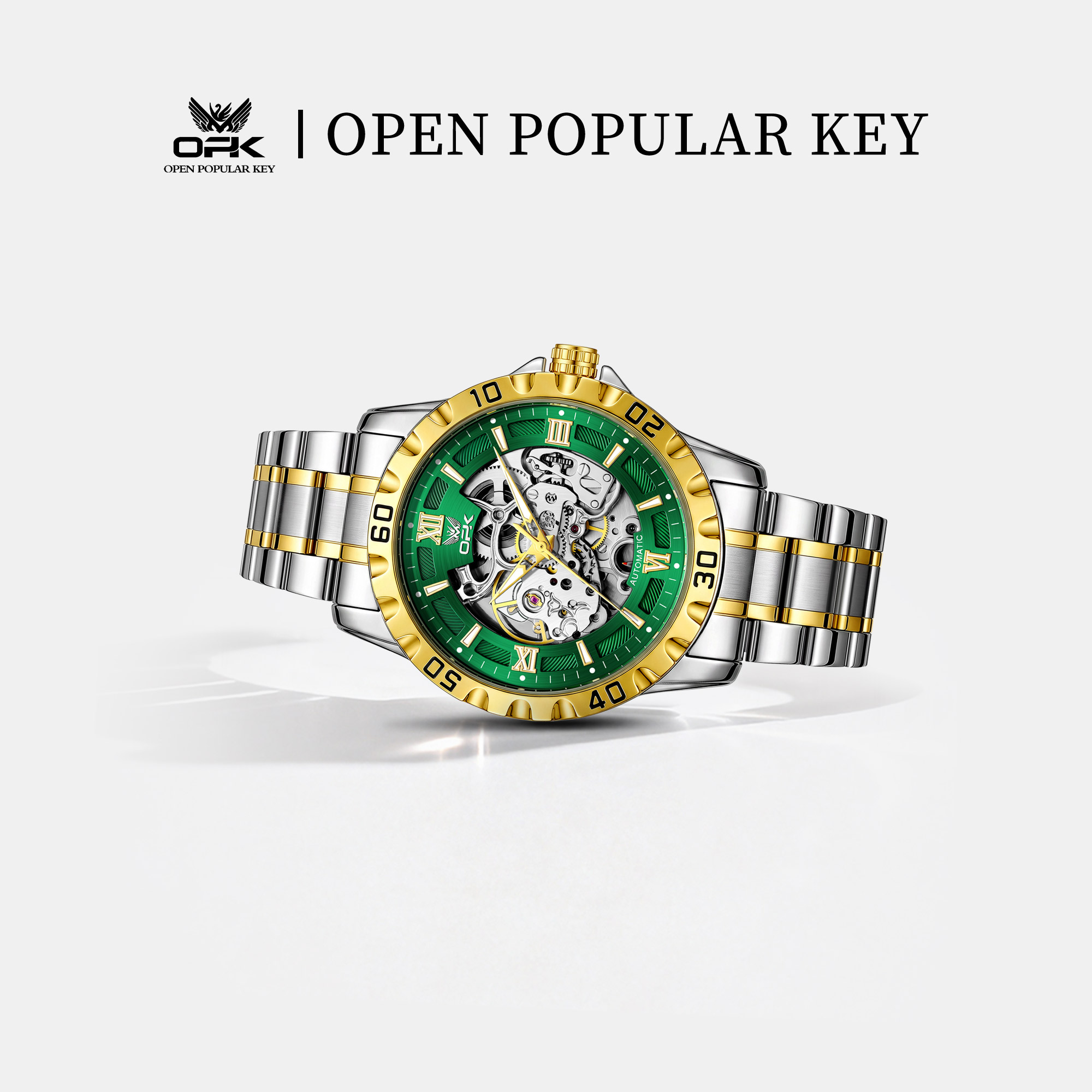 ساعة رجالية OPK 8199 أوتوماتيك - مراجعة Luxury Watch Hd وسعره