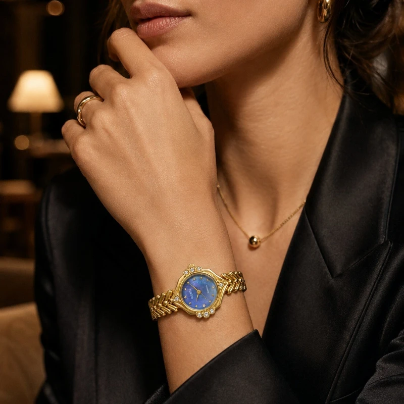 ساعة يد نسائية ذهبية فاخرة من  - مراجعة Luxury Watch Top 10 وسعره