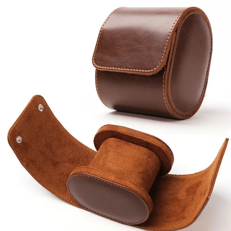 حافظة سفر جلدية فاخرة لساعة وا - مراجعة Luxury Watch Travel Case وسعره