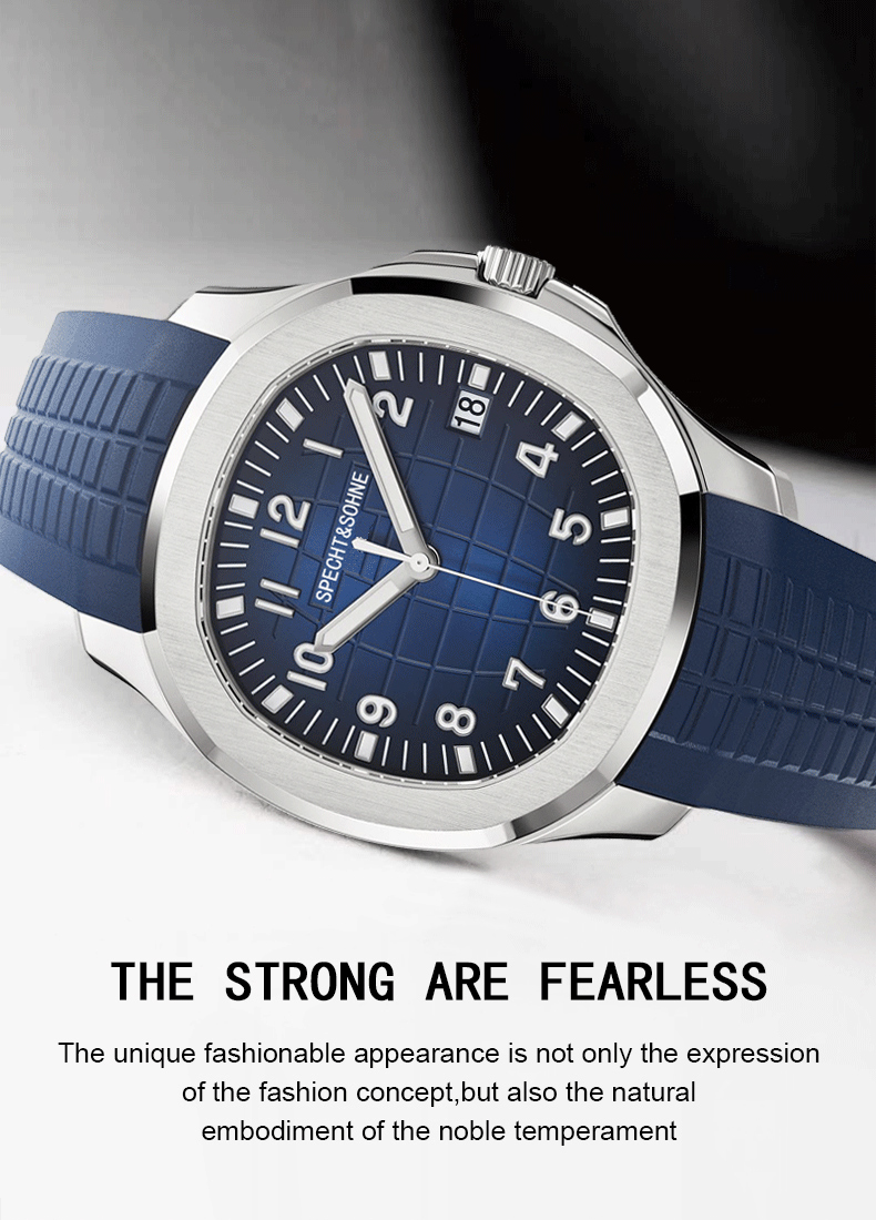 2025 جديد ساعات رجالية ساعة مي - مراجعة Luxury Watch Rubber Strap وسعره