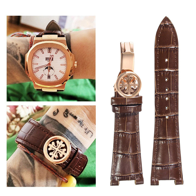 25 مللي متر حزام ساعة جلد ل با - مراجعة Patek Philippe Watch Nautilus وسعره
