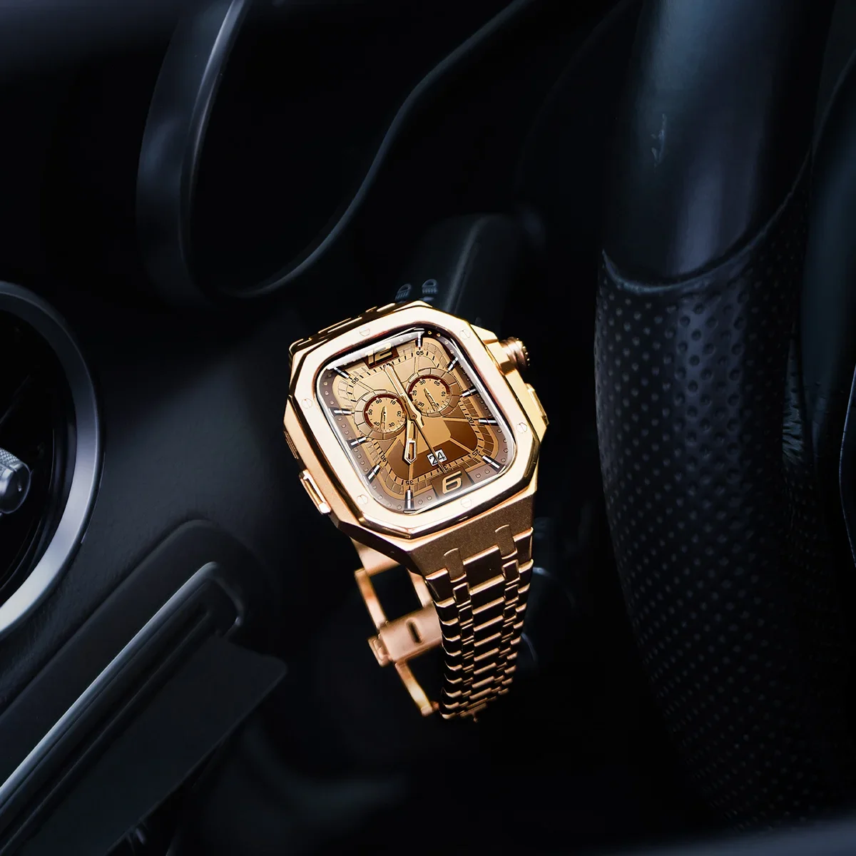 طقم تعديل فاخر لساعة أبل الترا - مراجعة Luxury Watch Apple وسعره