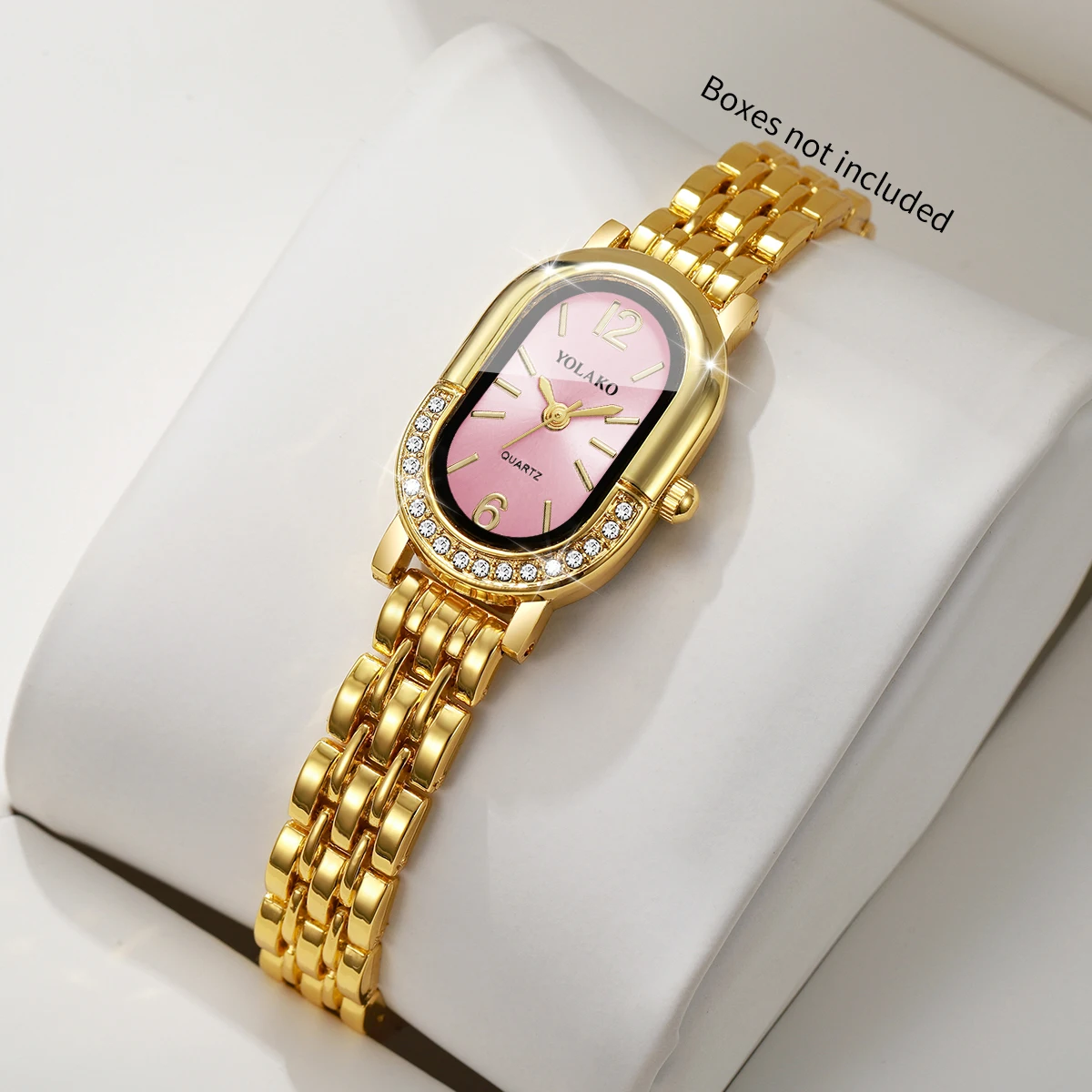 ساعة كوارتز نسائية فاخرة مرصعة - مراجعة Luxury Watch Travel Case وسعره