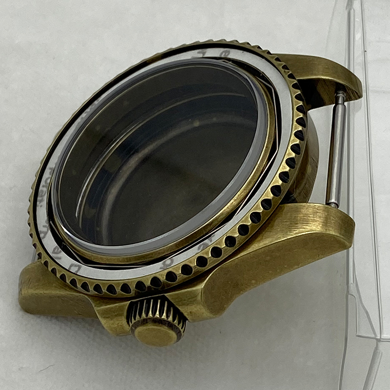 40 مللي متر خمر ساعة برونزية ح - مراجعة Bronze Case Watch وسعره