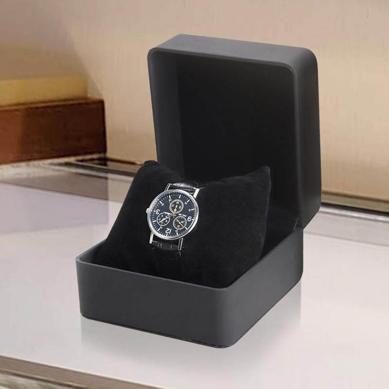 صندوق تخزين ساعات جلدي فاخر لل - مراجعة Luxury Watch Travel Case وسعره