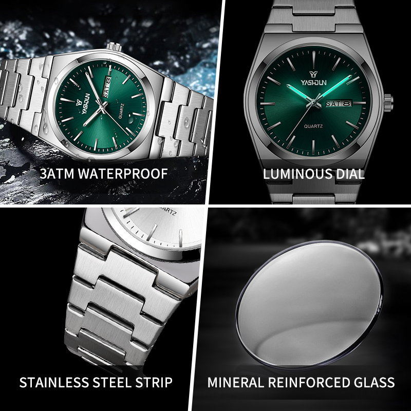 ساعات كوارتز فاخرة من الفولاذ  - مراجعة Luxury Watch Top 10 وسعره