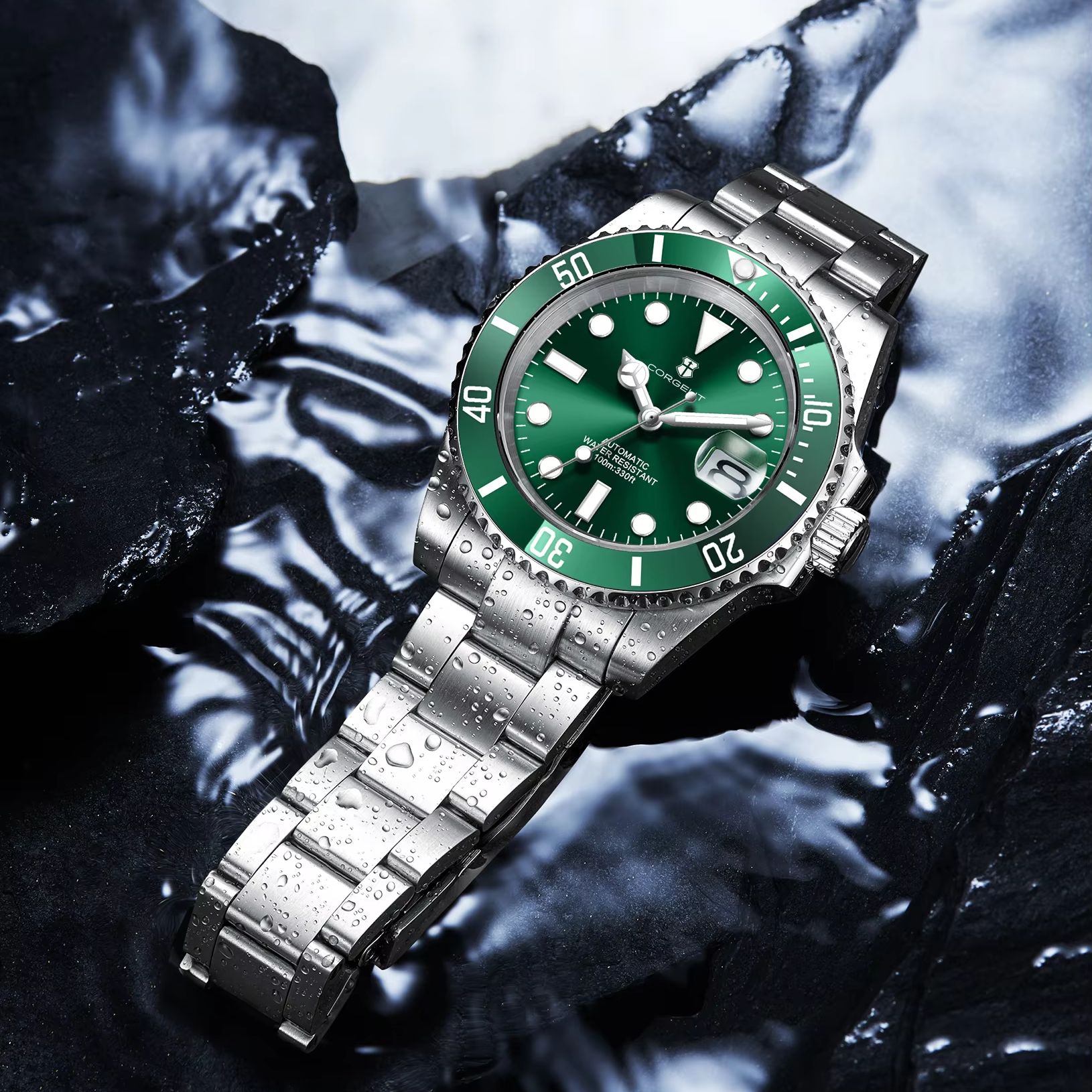 ساعة يد رجالية فاخرة مخصصة بشع - مراجعة Luxury Watch Brands Logo وسعره