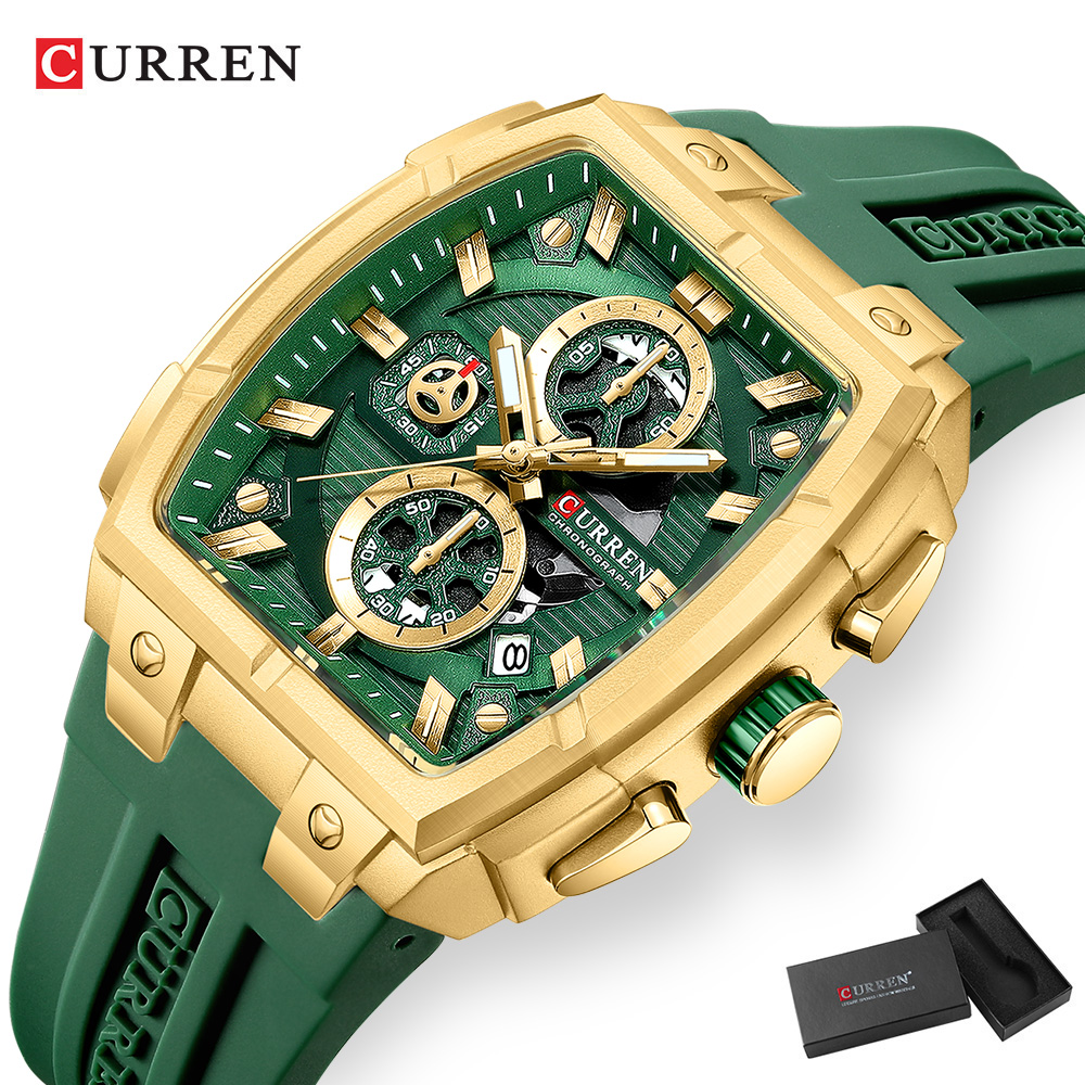 ساعة CURREN الفاخرة للرجال، سا - مراجعة Luxury Watch And Bracelet وسعره