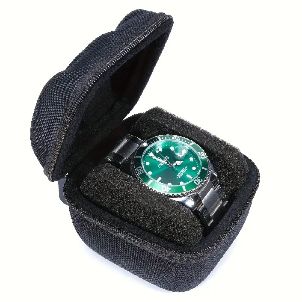 صندوق تخزين ساعات أسود فاخر -  - مراجعة Luxury Watch Travel Case وسعره