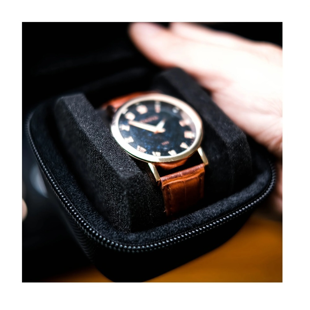 صندوق تخزين ساعات أسود فاخر -  - مراجعة Luxury Watch Travel Case وسعره