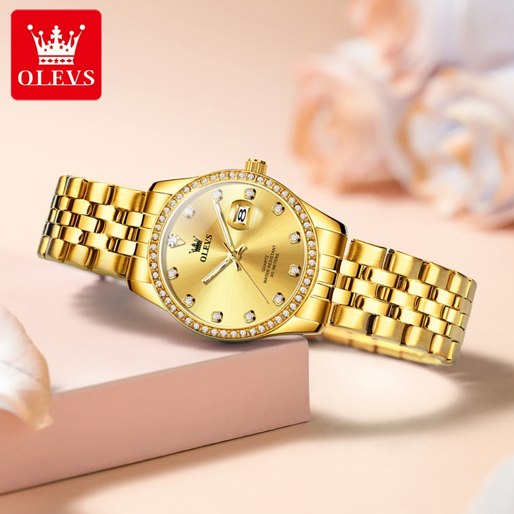 ساعة يد نسائية فاخرة OLEVS 362 - مراجعة Luxury Watch Top 10 وسعره
