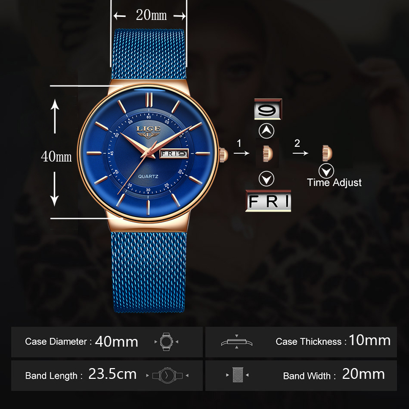 ساعات نسائية من LIGE، ماركة فا - مراجعة Luxury Watch Top 10 وسعره