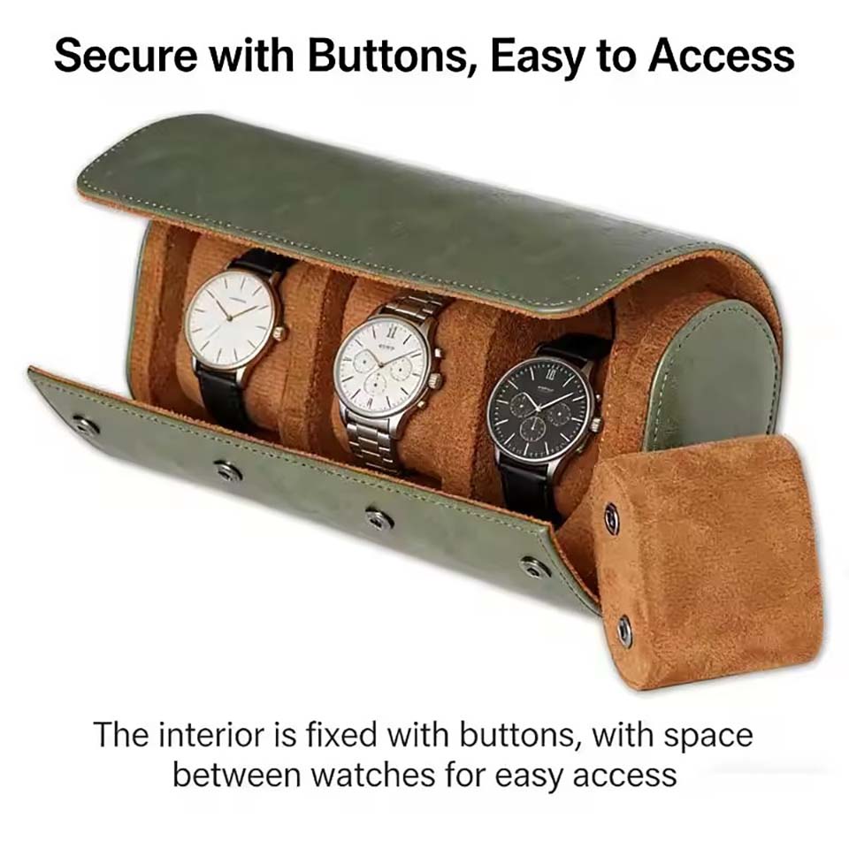 حافظة ساعات للسفر بفتحة واحدة/ - مراجعة Luxury Watch Travel Case وسعره