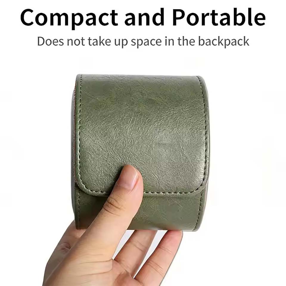 حافظة ساعات للسفر بفتحة واحدة/ - مراجعة Luxury Watch Travel Case وسعره