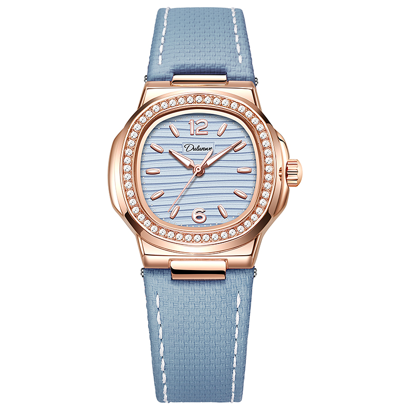 ساعة نسائية ميكانيكية أنيقة وب - مراجعة Luxury Watch Rubber Strap وسعره