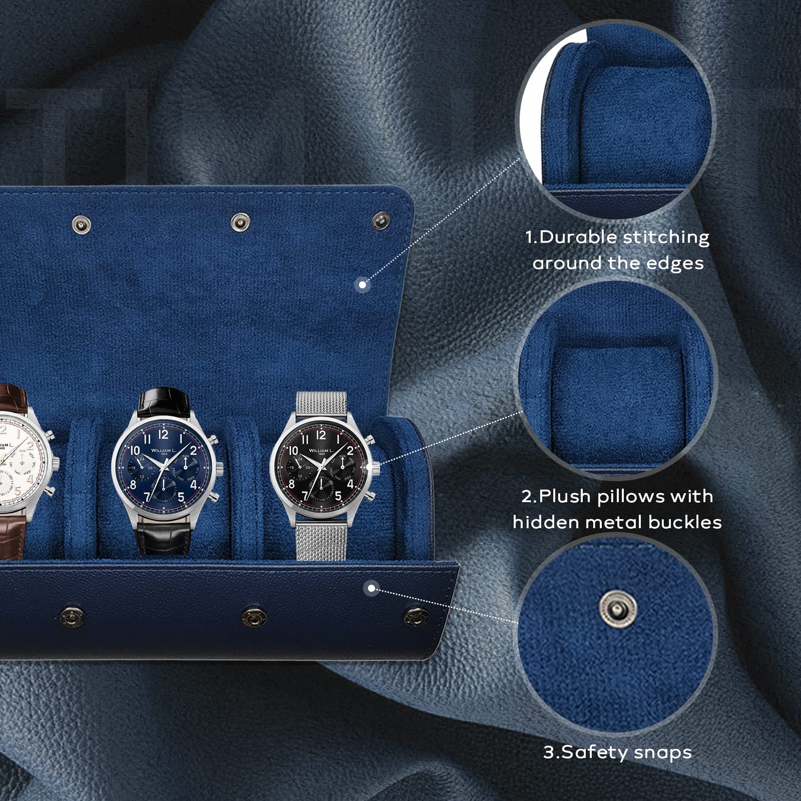 حافظة ساعات للسفر - حقيبة لف ا - مراجعة Luxury Watch Travel Case وسعره