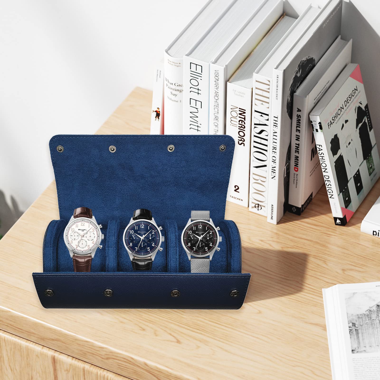 حافظة ساعات للسفر - حقيبة لف ا - مراجعة Luxury Watch Travel Case وسعره
