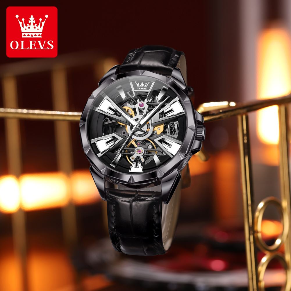 OLEVS 7051 ساعة رجالية عصرية ب - مراجعة Luxury Watch Hd وسعره