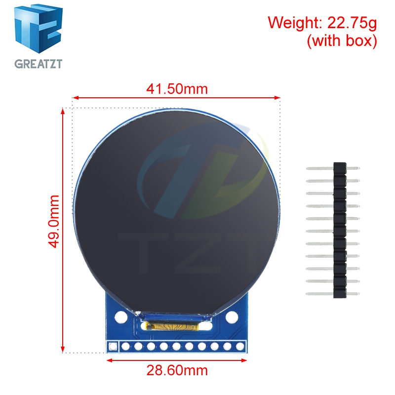 شاشة عرض TFT LCD دائرية مقاس 1 - مراجعة Regulator Display Watch وسعره