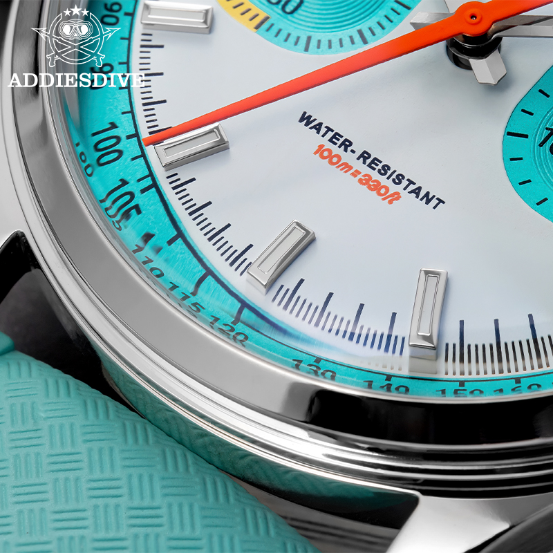 ساعة كرونوغراف متعددة الوظائف  - مراجعة Luxury Watch Rubber Strap وسعره
