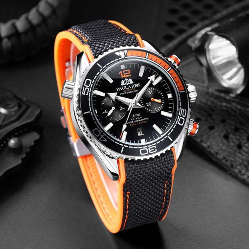 ساعة PAULAREIS P الفاخرة للرجا - مراجعة Luxury Watch Rubber Strap وسعره