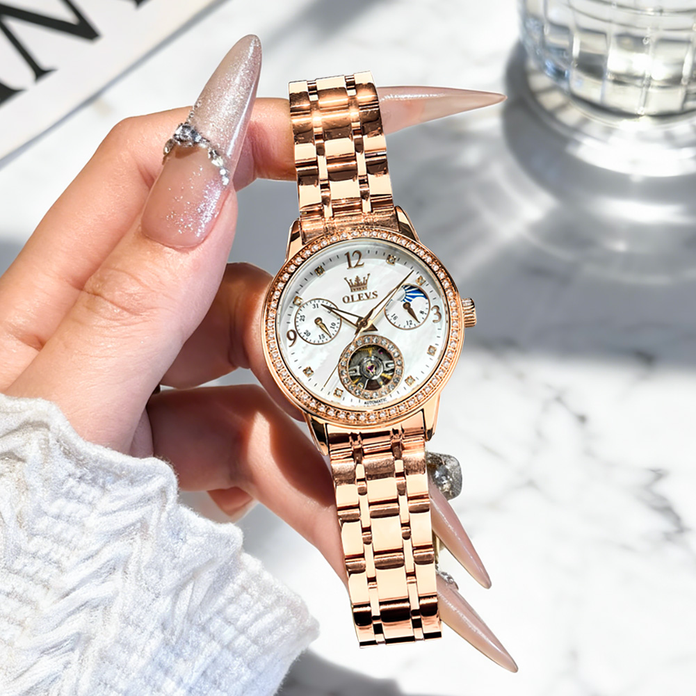 ساعات OLEVS النسائية من أفضل ا - مراجعة Luxury Watch Quartz وسعره