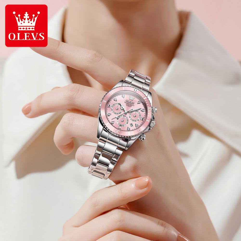 OLEVS ساعة نسائية 5632 ساعات ك - مراجعة Luxury Watch Quartz وسعره