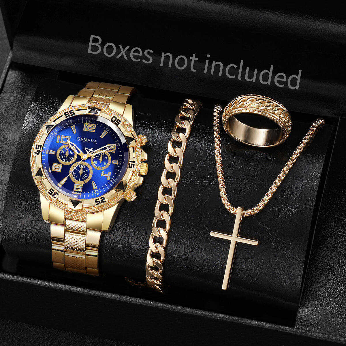 4 قطع/مجموعة ساعات رجالية أنيق - مراجعة Luxury Watch Organizer For Men وسعره