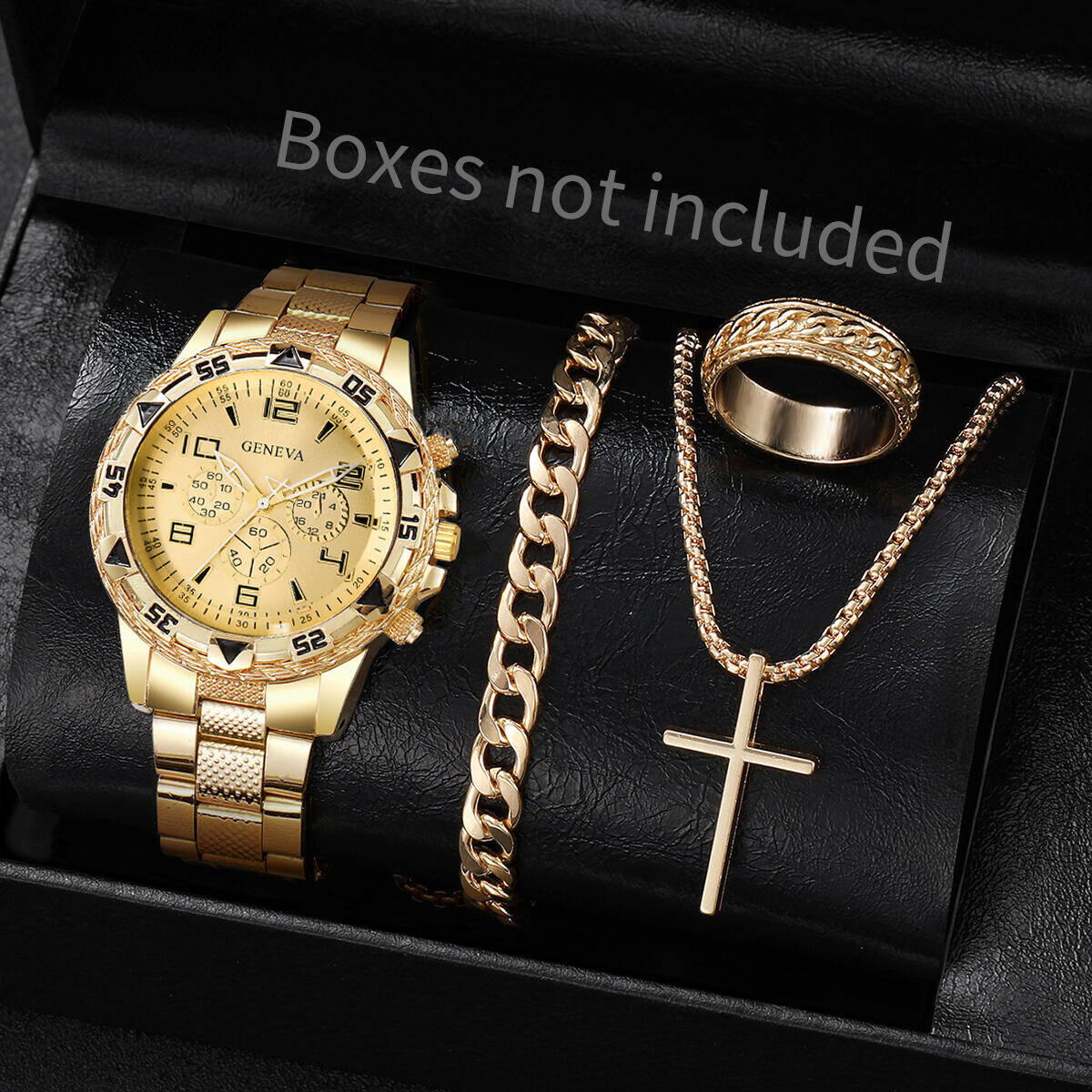 4 قطع/مجموعة ساعات رجالية أنيق - مراجعة Luxury Watch Organizer For Men وسعره