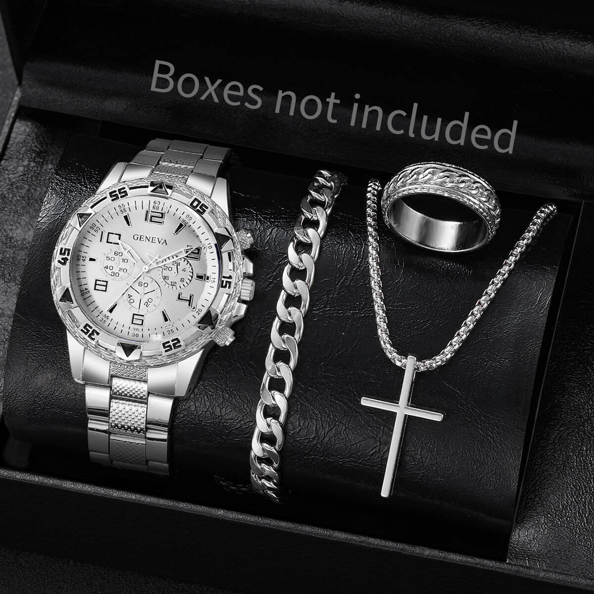 4 قطع/مجموعة ساعات رجالية أنيق - مراجعة Luxury Watch Organizer For Men وسعره