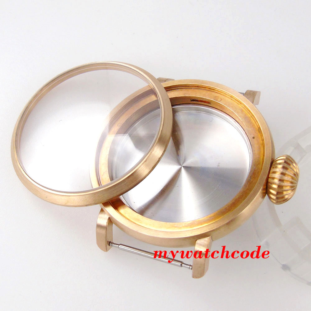 100 متر مقاوم للماء جديد كبير  - مراجعة Bronze Case Watch وسعره