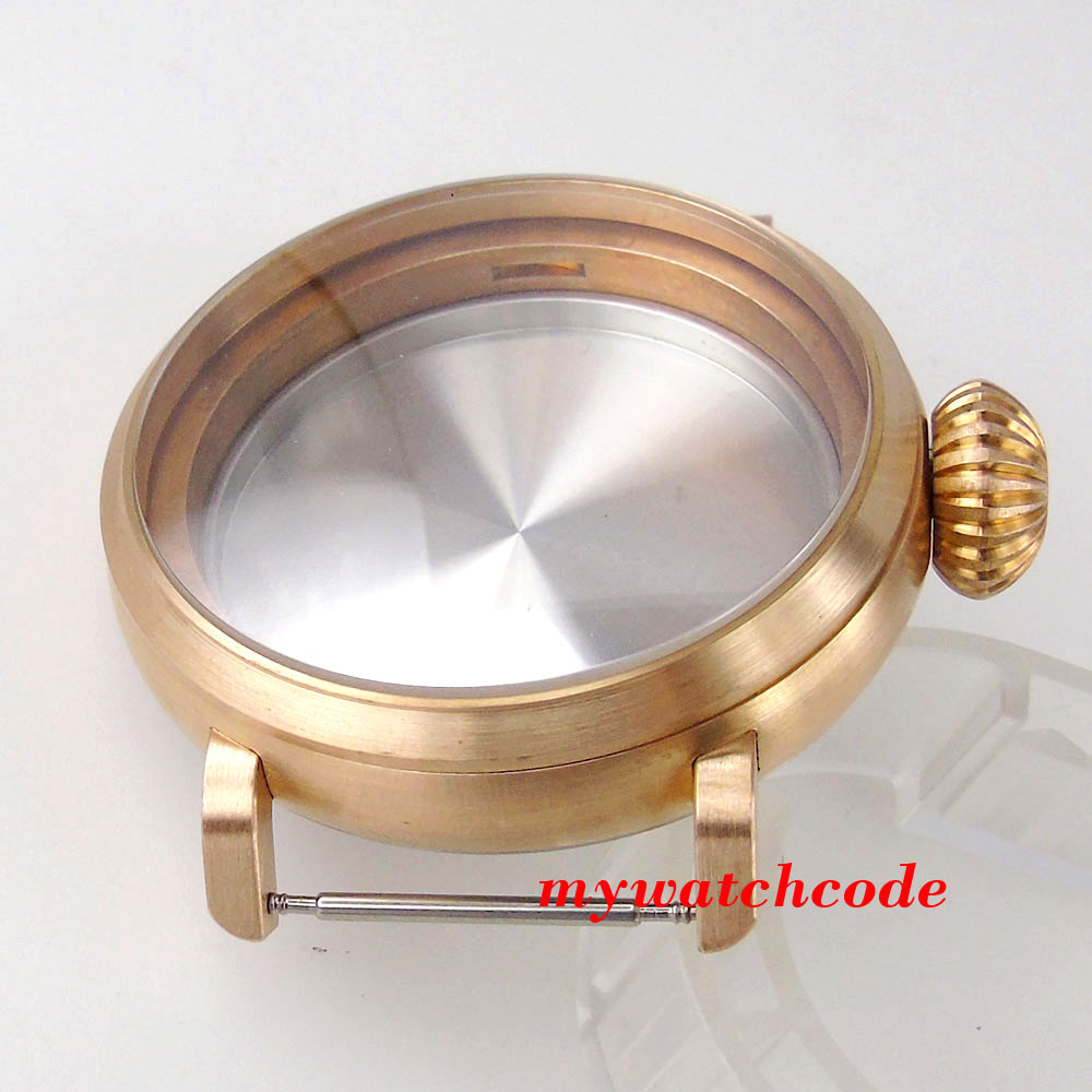 100 متر مقاوم للماء جديد كبير  - مراجعة Bronze Case Watch وسعره