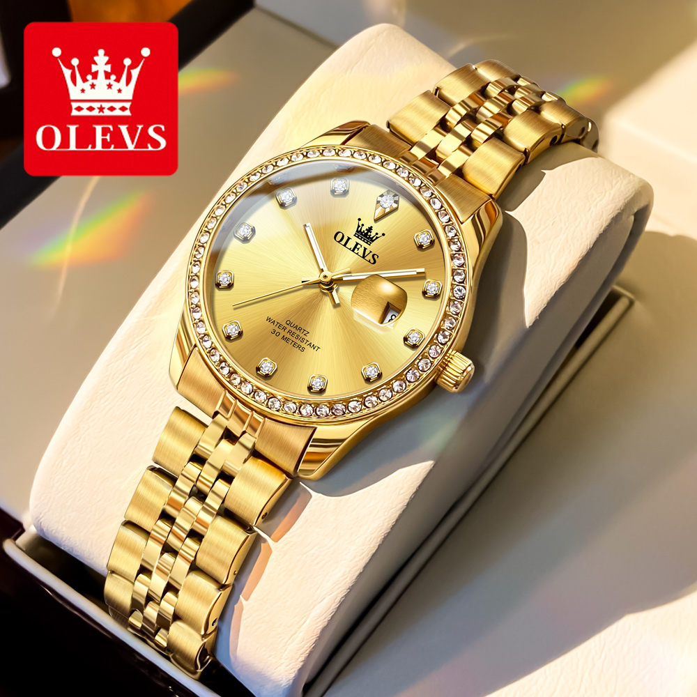 OLEVS ساعة أنيقة فاخرة للنساء  - مراجعة Luxury Watch Top 10 وسعره