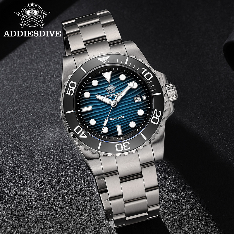 Addiesdive ساعة كوارتز رجالية  - مراجعة Luxury Watch And Bracelet وسعره