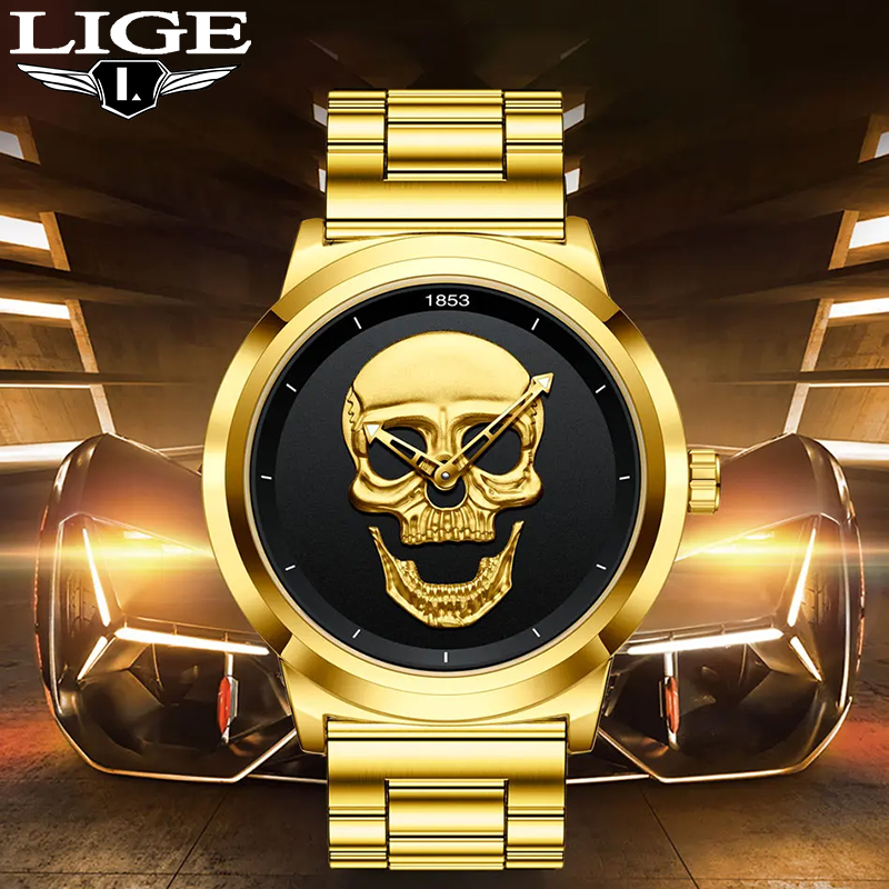 LIGE-Quartz ساعة اليد للرجال ، - مراجعة Luxury Watch Organizer For Men وسعره